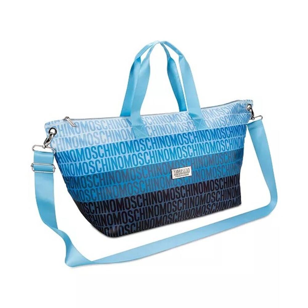 New Large Moschino Fragrances Set Blue Weekend Travel Gym Tote Cosmetics Pouch - Picture 14 of 15